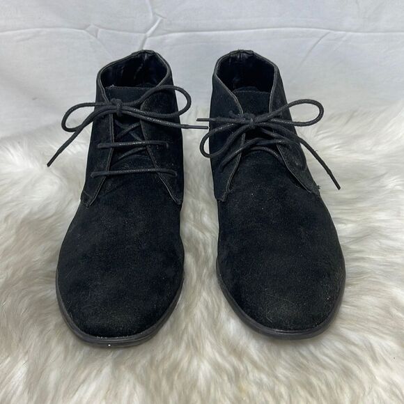 ASOS Design Black Suede Desert Boots Sz 6 - Picture 3 of 7